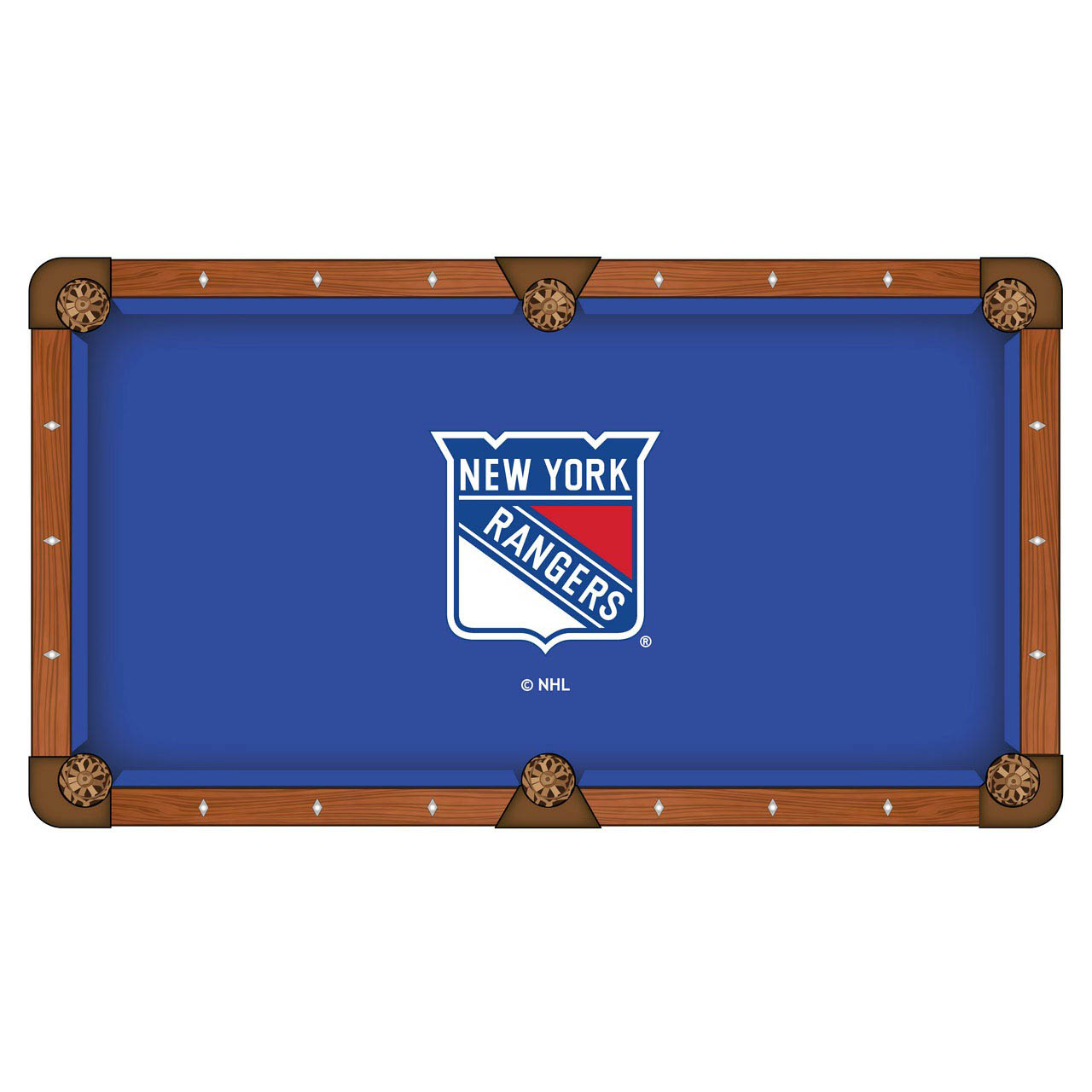 New York Rangers Pool Table Cloth