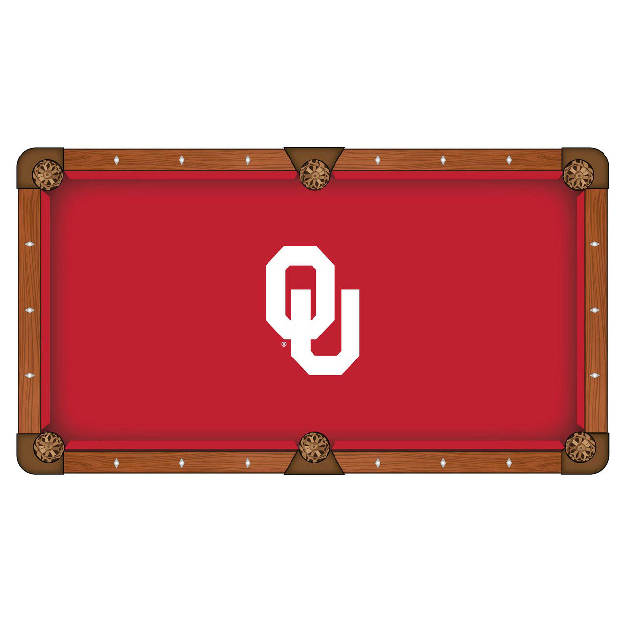 Oklahoma University Pool Table Cloth