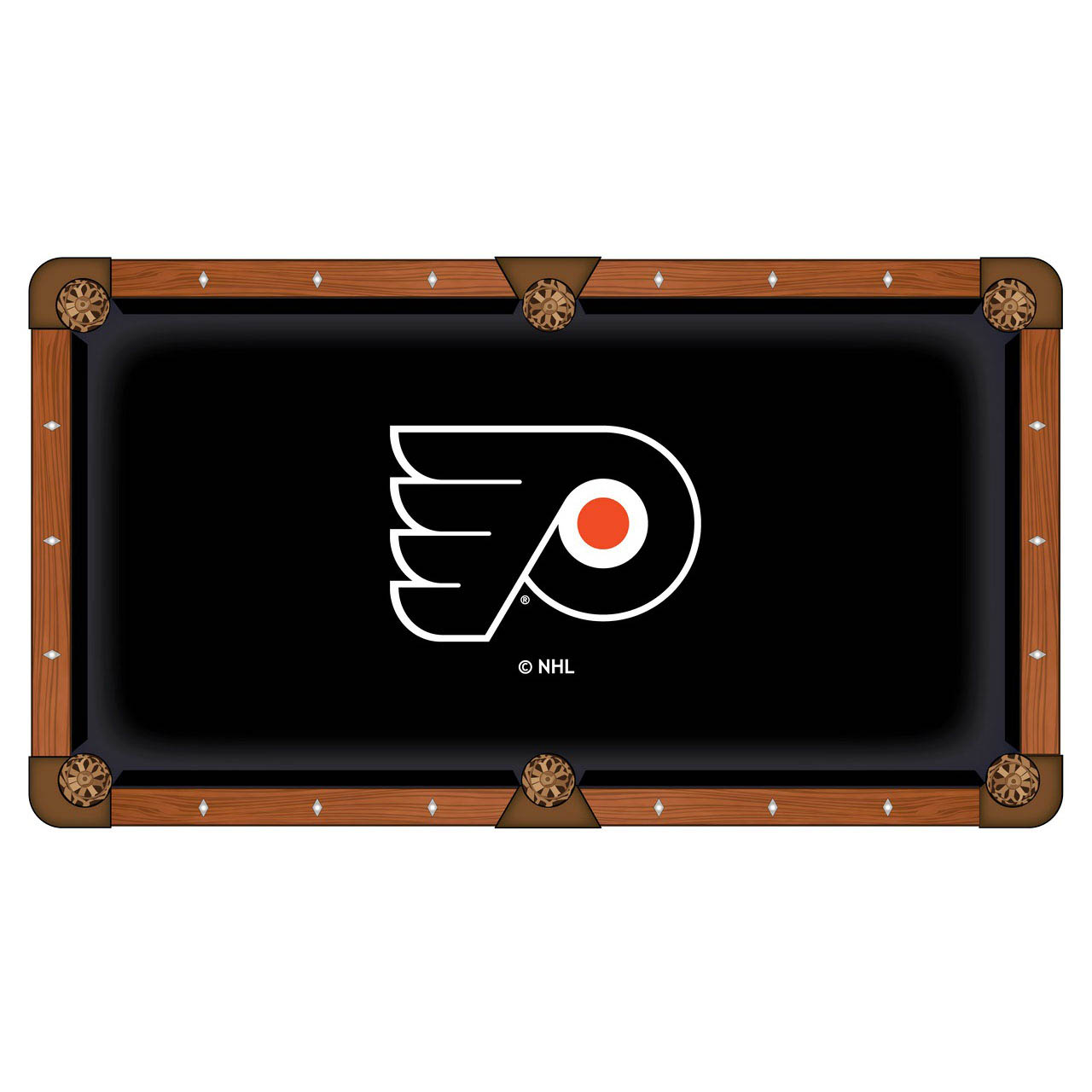 Philadelphia Flyers Pool Table Cloth