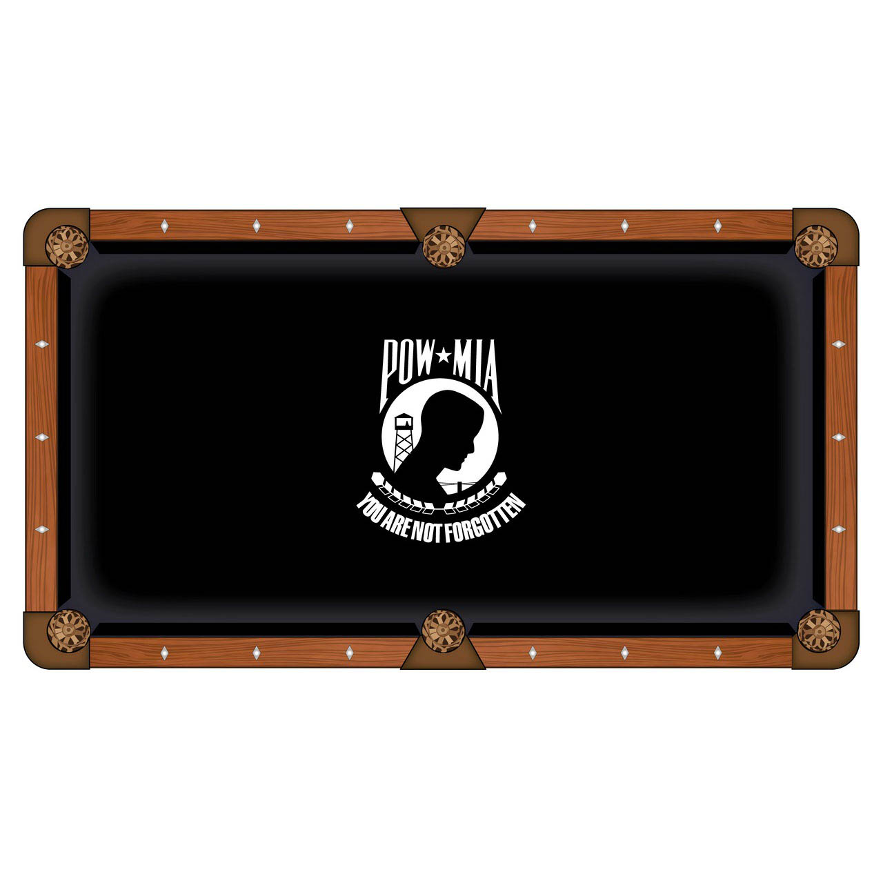 POW MIA Pool Table Cloth