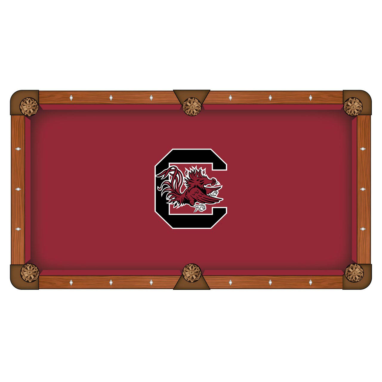 University of South Carolina Pool Table Cloth