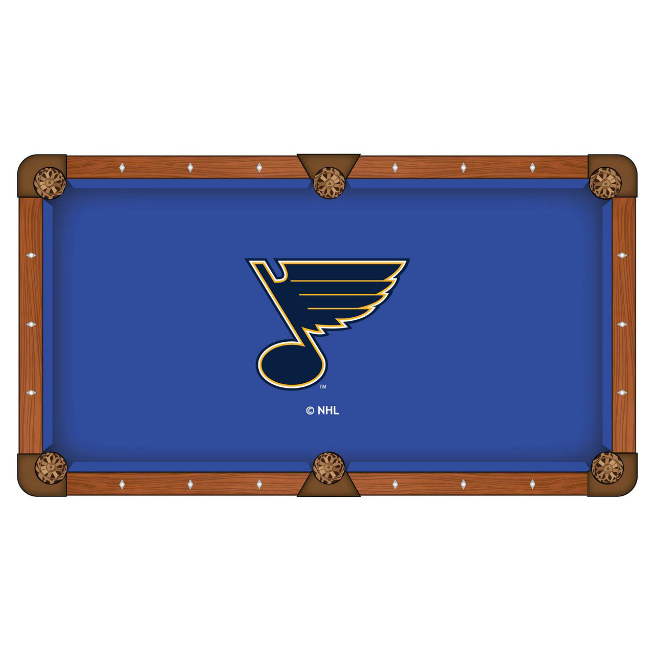 St Louis Blues Pool Table Cloth