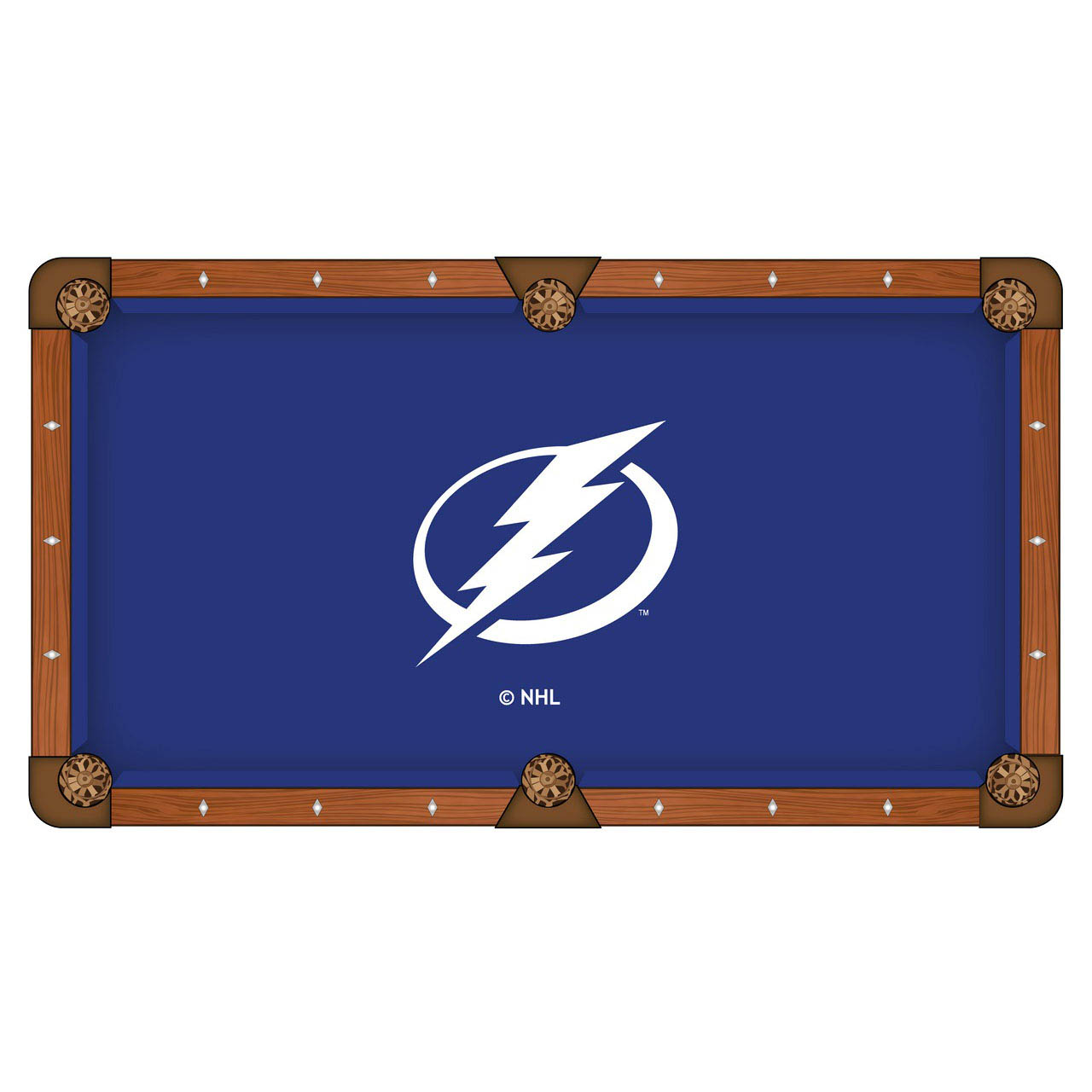 Tampa Bay Lightning Pool Table Cloth