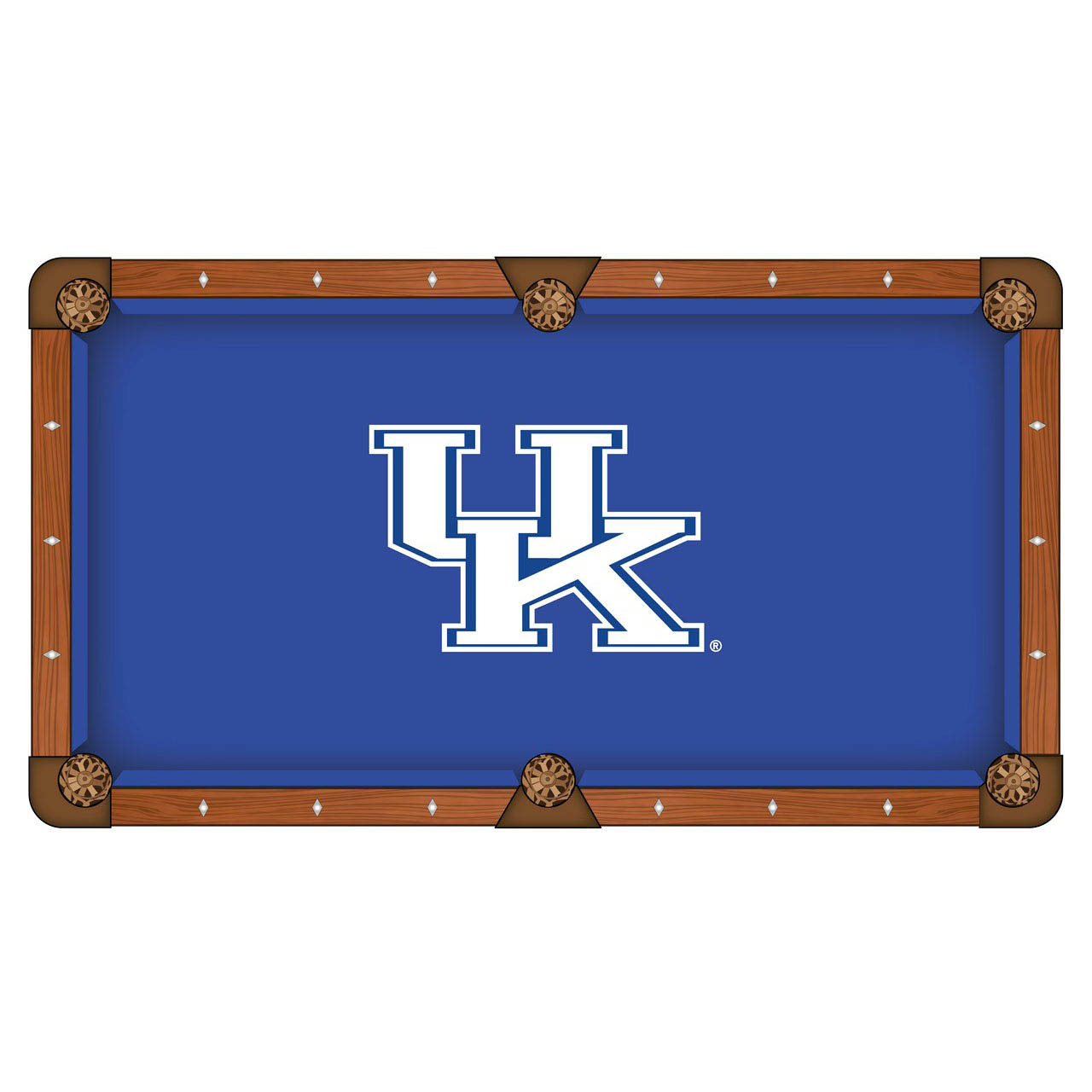 University of Kentucky Logo Pool Table Cloth