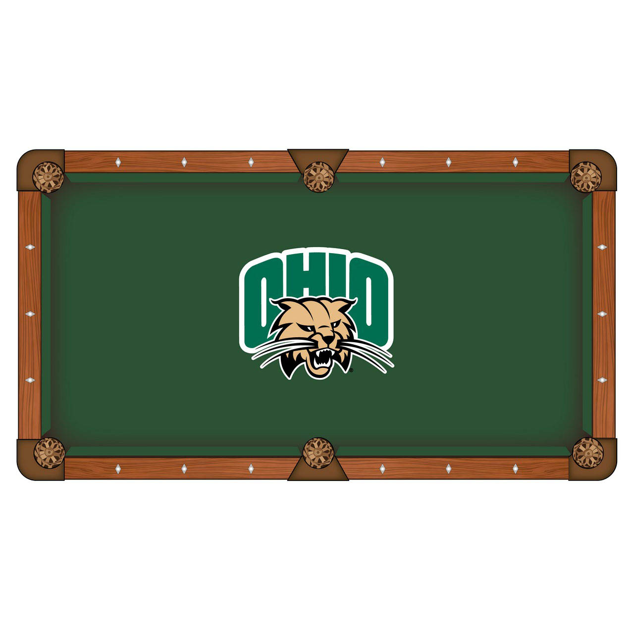 Ohio University Pool Table Cloth