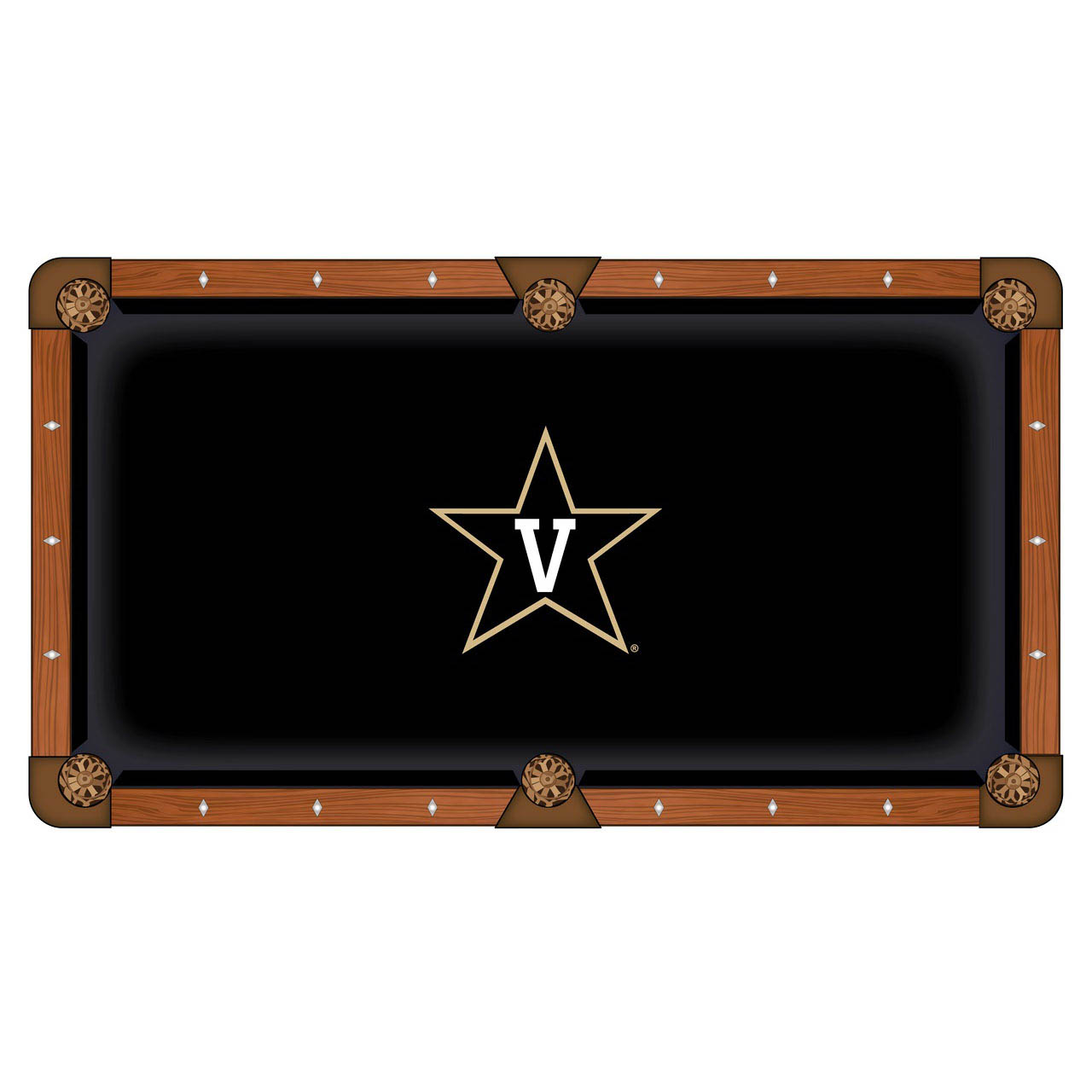 Vanderbilt University Pool Table Cloth