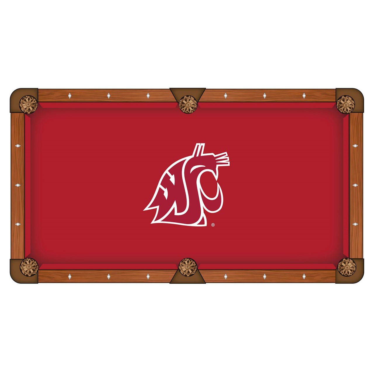 Washington State University Pool Table Cloth