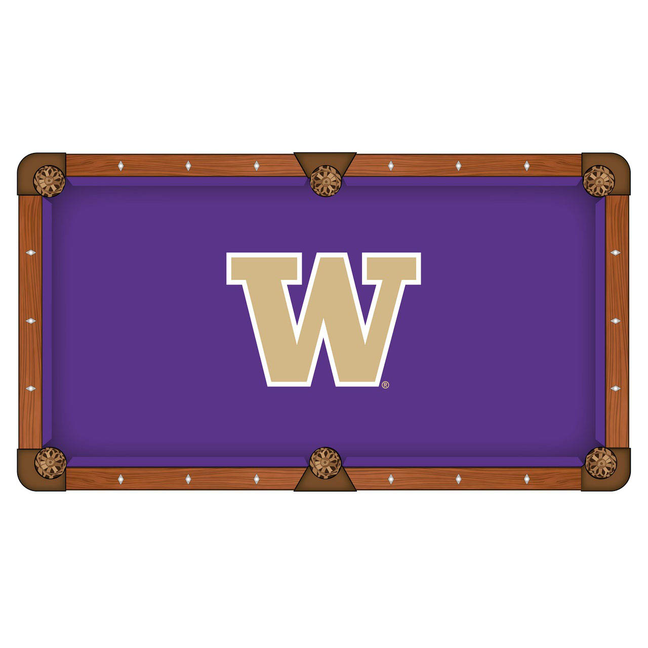 University of Washington Pool Table Cloth