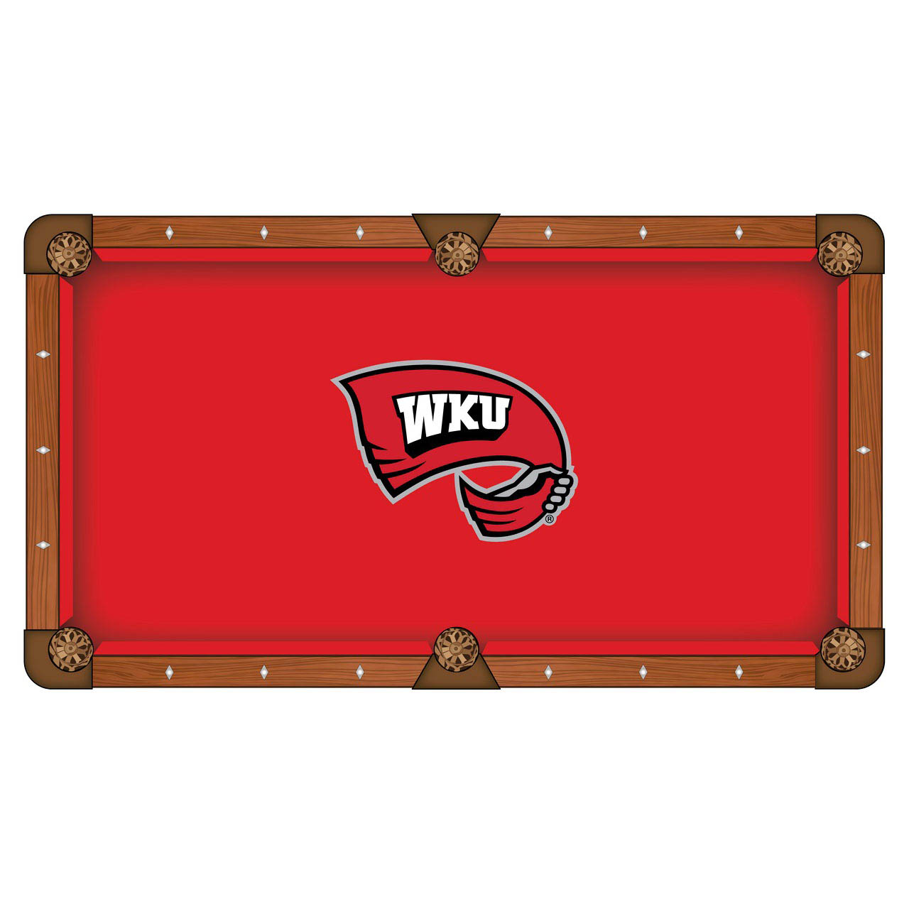 Western Kentucky University Pool Table Cloth