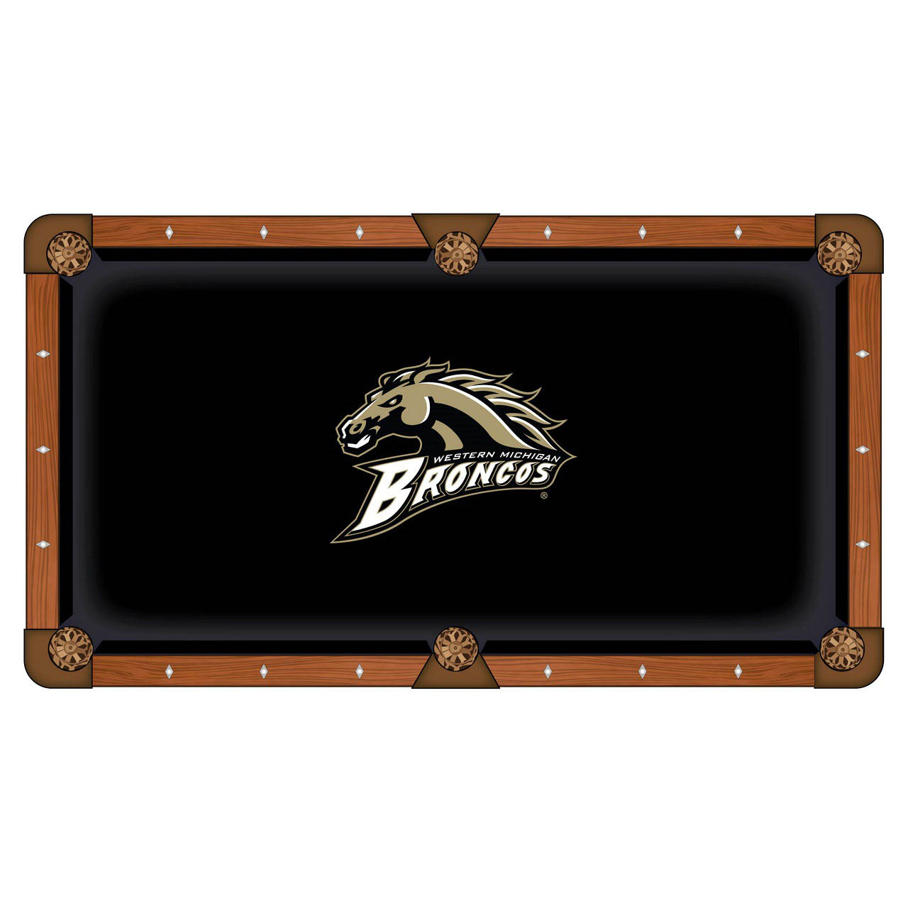 Western Michigan University Pool Table Cloth