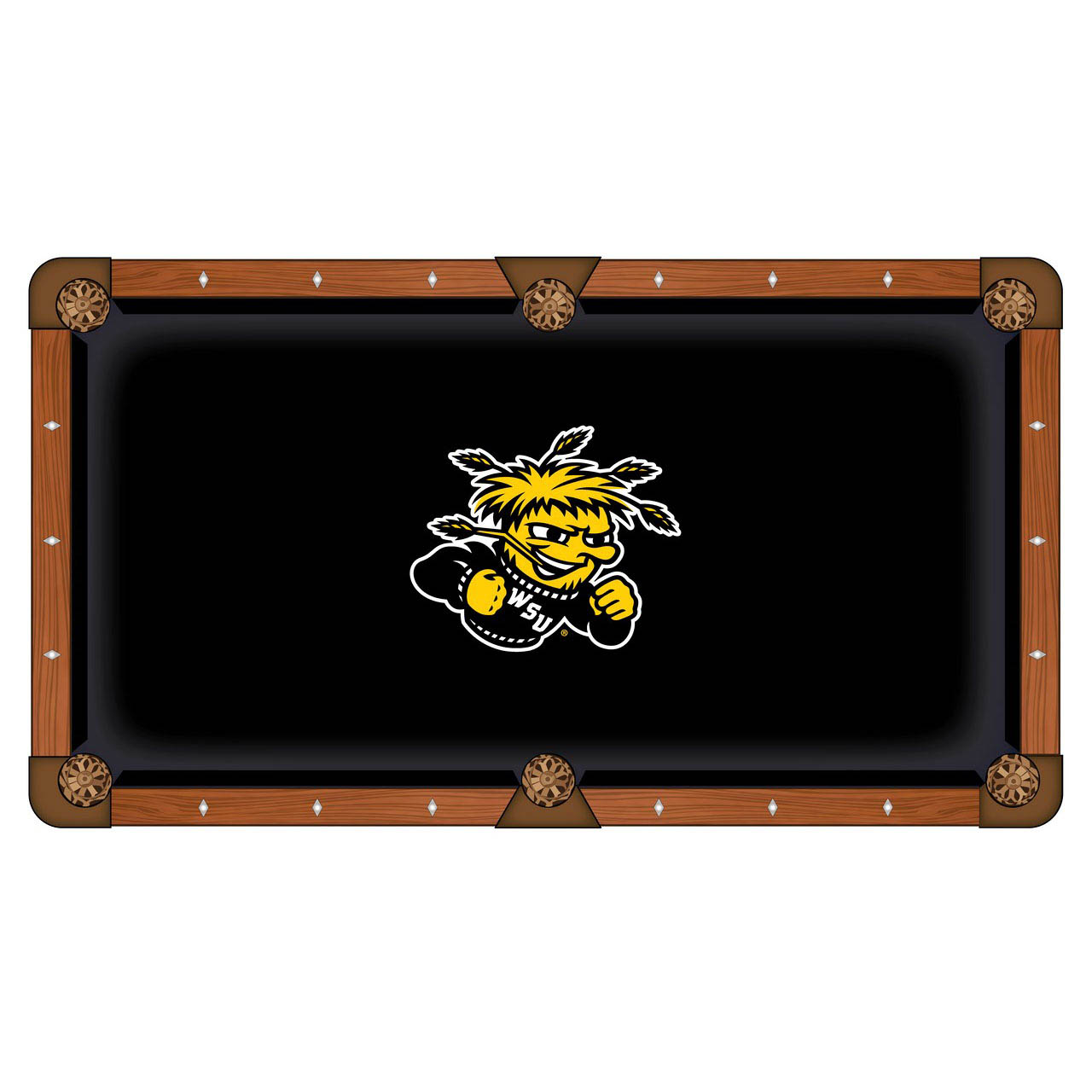Wichita State University Pool Table Cloth