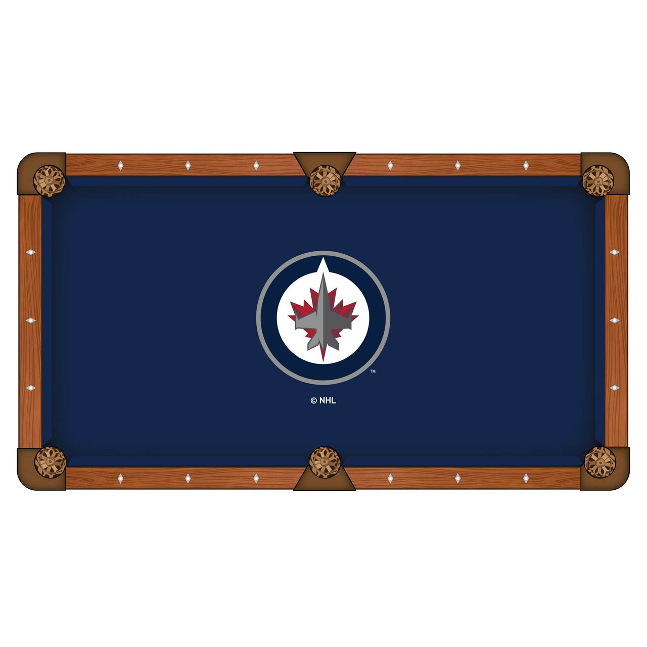Winnipeg Jets Pool Table Cloth