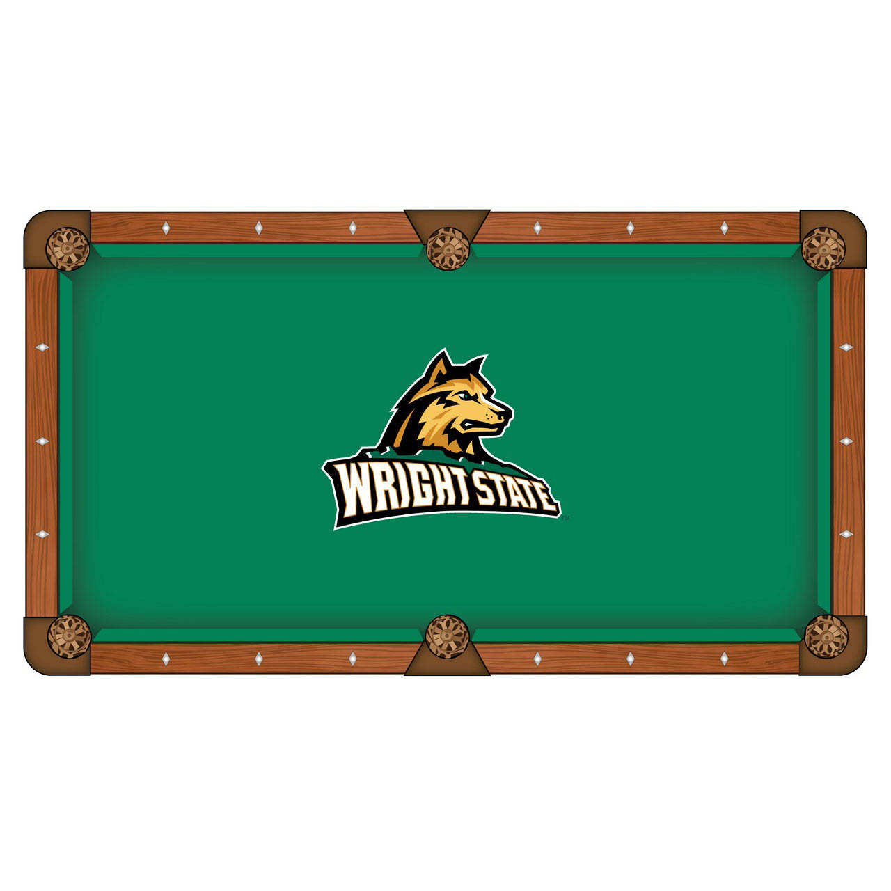 Wright State University Pool Table Cloth