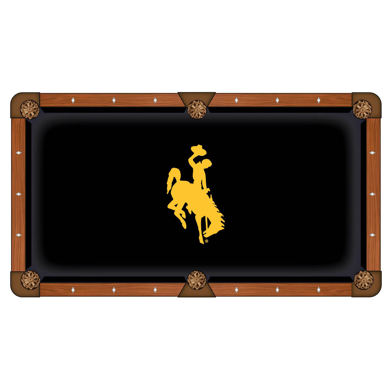 University of Wyoming Pool Table Cloth