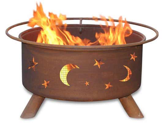 Steel Evening Sky Fire Pit