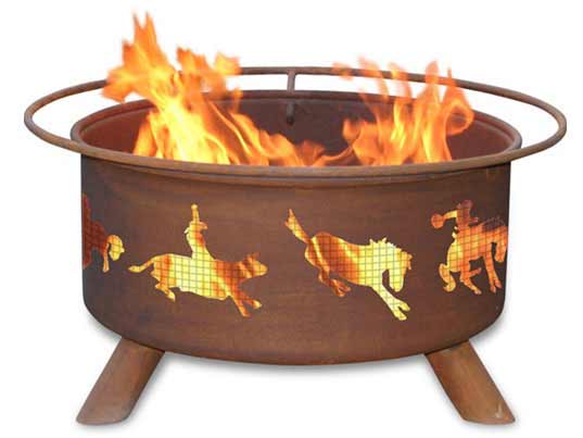 Steel Western Fire Pit