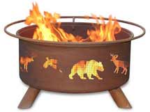 Steel Wildlife Fire Pit