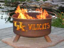 Steel University of Kentucky Fire Pit
