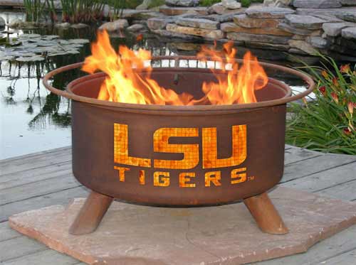 Steel LSU Fire Pit