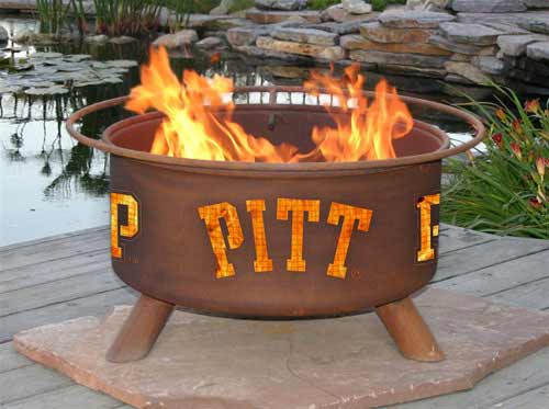 Steel University of Pittsburgh Fire Pit