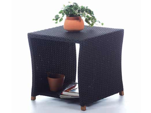 Rattan Side Table