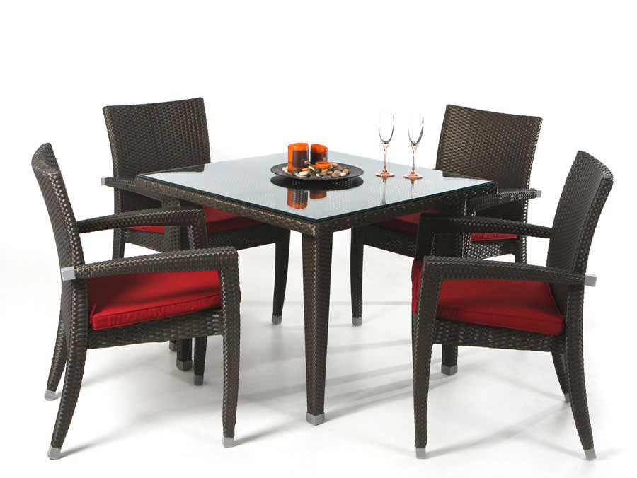 5pc. Rattan Patio Table Set