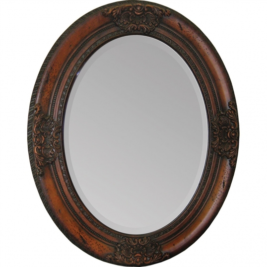 Cherry Chelsea Oval Mirror