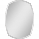 Oval Frameless Mirror