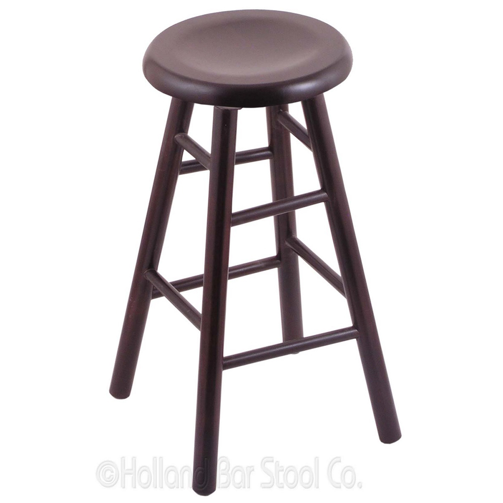 30 inch XL Swivel Saddle Dish Maple Bar Heavy Duty Stool w/ Extra Wide Seat