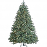 7.5 foot Crystal Mountain Pine Christmas Tree: Clear Lights