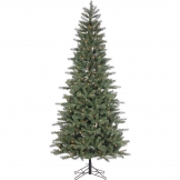 9 foot Grand Spruce Slim Christmas Tree: Clear Lights