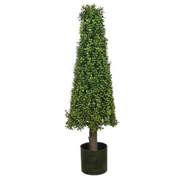 3.3 foot Artificial Boxwood Cone Tower Topiary Tree: Potted - OVERSTOCK ...