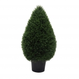 3 foot UV Protected Cedar Cone Topiary: Potted