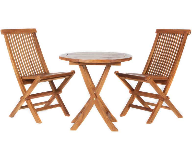 3pc. Teak Bistro Set