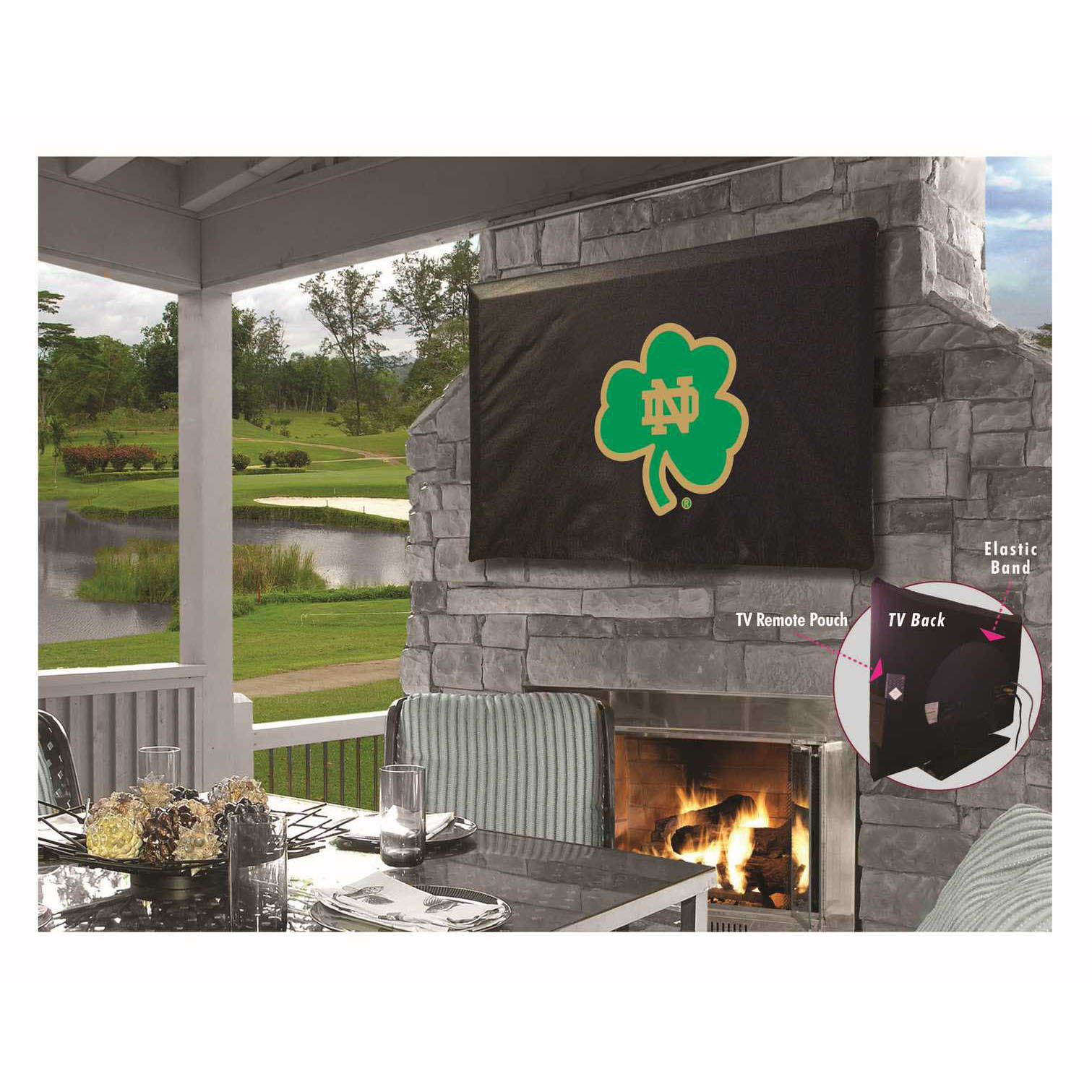 Notre Dame Shamrock TV Cover