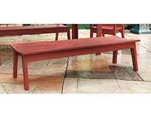Behrens Four Seat Backless Bench