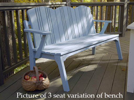 Chair Carolina Preserves 4 Seat Outdoor Bench