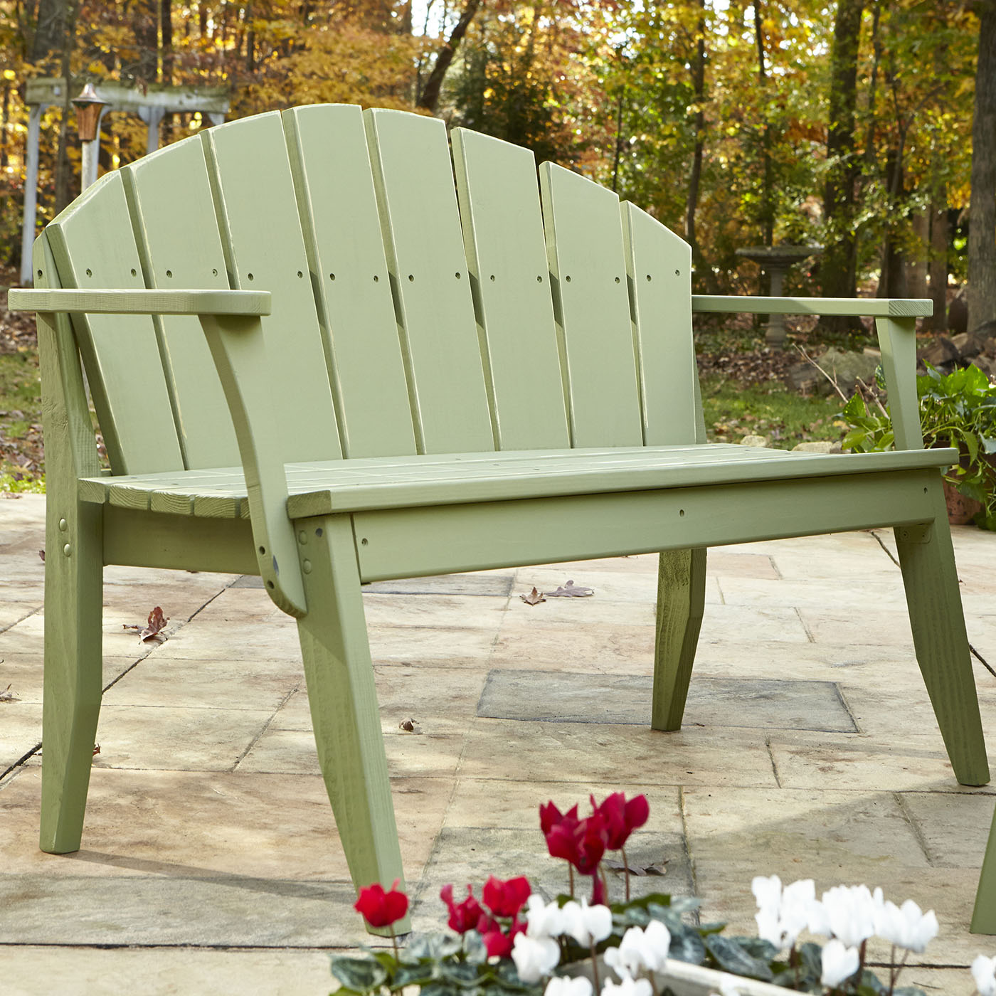 Chair Plaza 2 Seat Outdoor Bench