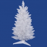 30 inch Sparkle White Spruce Pencil Tree: Unlit
