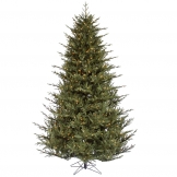 6.5 foot PE/PVC Itasca Frasier Christmas Tree: Clear Lights