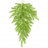 36 inch Lime-Green Tinsel Teardrop: Lime LEDs