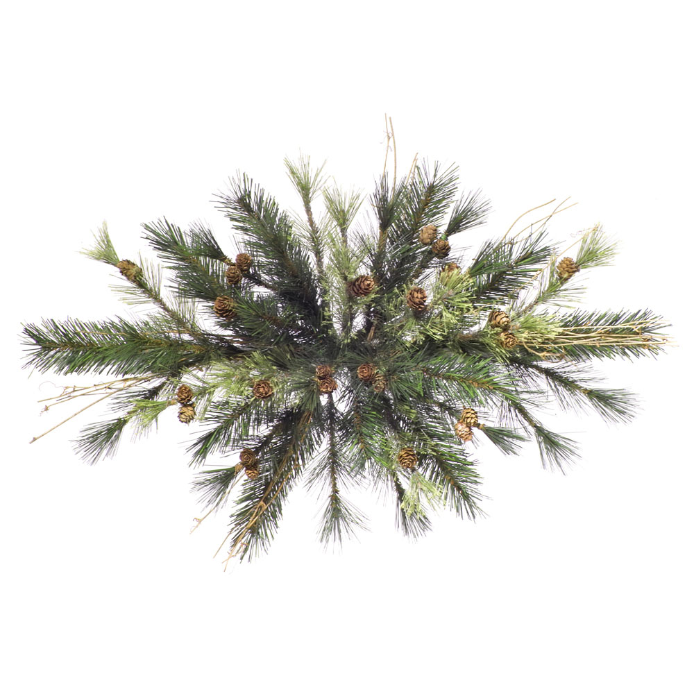 36 inch Mixed Country Pine Swag: Unlit
