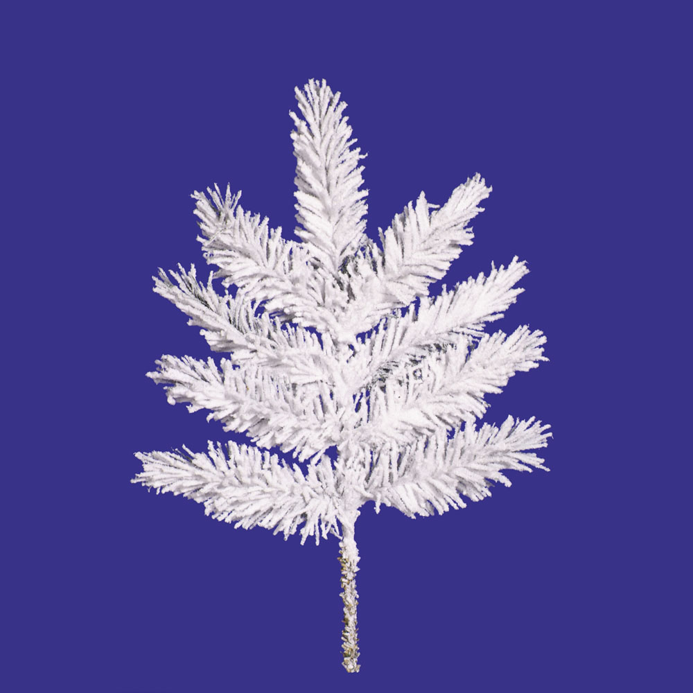 18 inch Flocked Alaskan Pine Spray Unlit A806301
