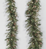 6 foot Mixed Country Pine Swag Garland: Unlit