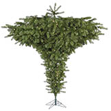 7.5 foot Upside Down Christmas Tree: Clear LEDs