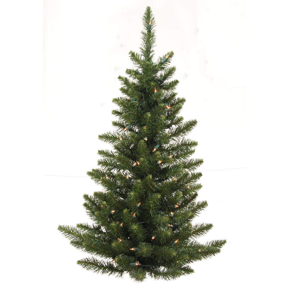 3 foot Camdon Fir Wall Tree: Clear LED Lights