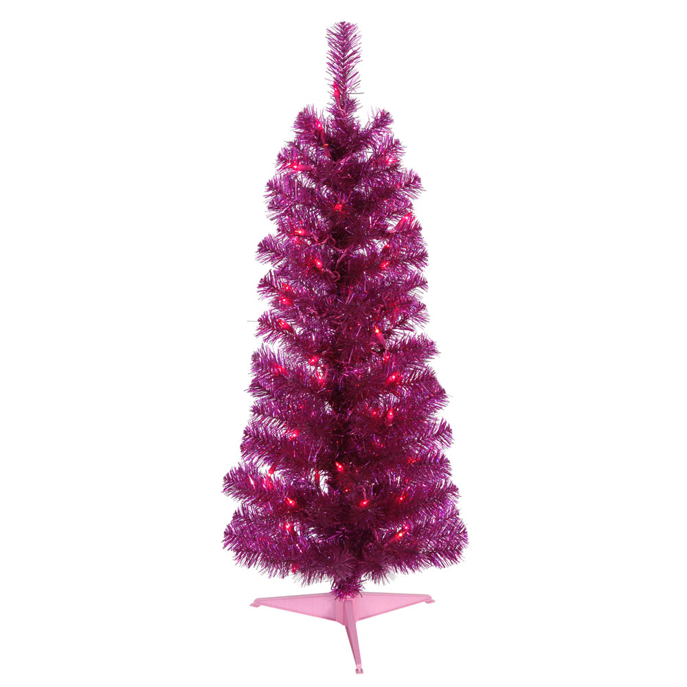 Pink Pencil Tree: Pink Lights