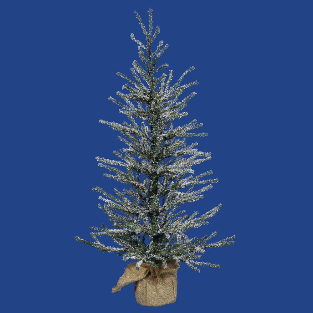 48 inch Frosted Angel Pine Tree: Clear LEDs