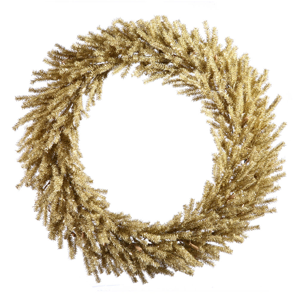 Artificial Champagne Wreath