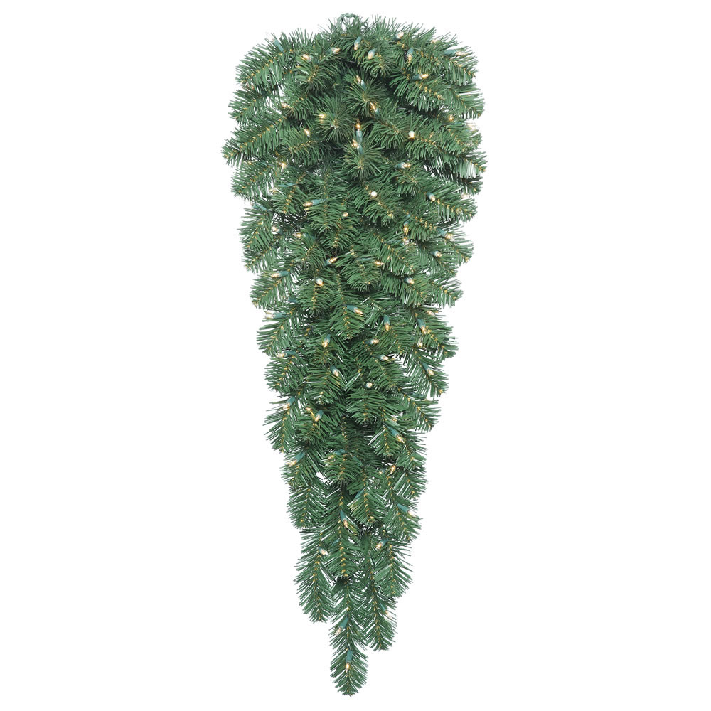 48 inch Oregon Fir Teardrop: Clear Lights